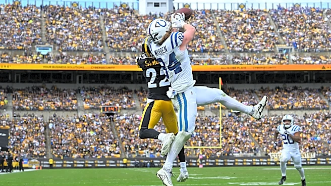 Tyler Warren busy against Steelers in Week 5