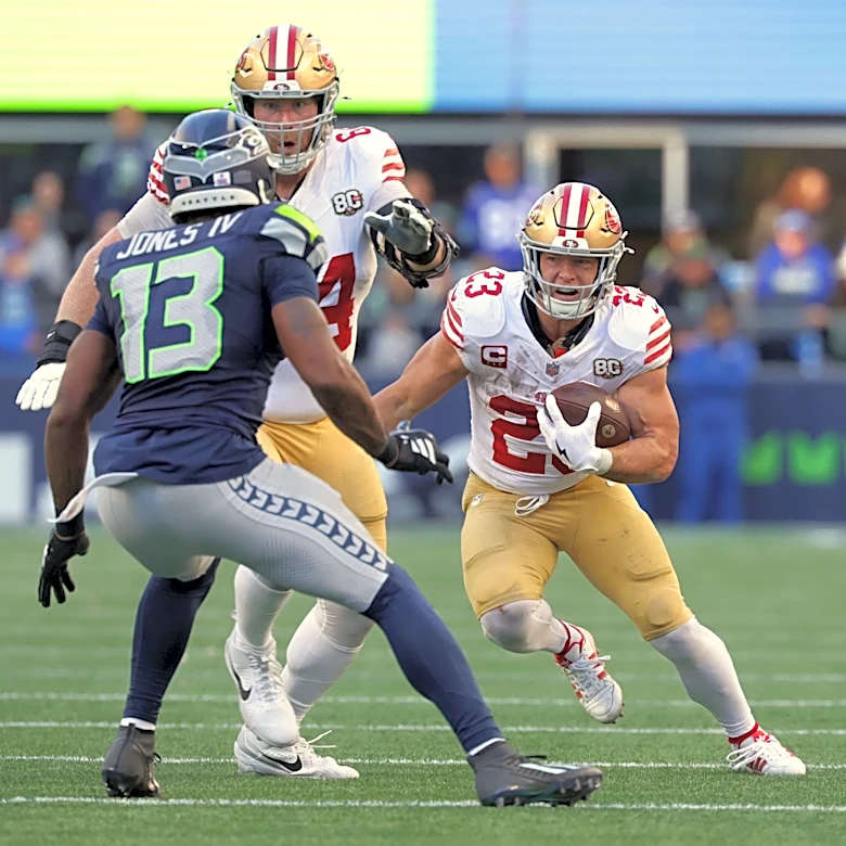 Christian McCaffrey churns out 83 total yards in Week 5 vs. Seahawks