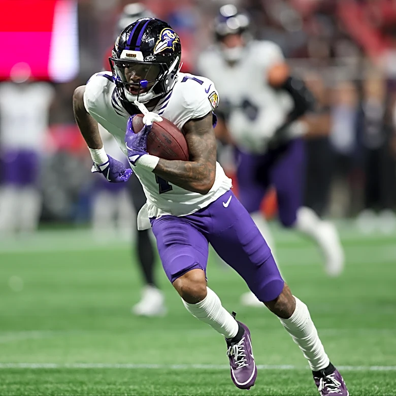 Rashod Bateman leads Ravens in receiving