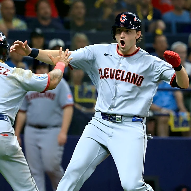 Guardians storm back to beat top-seeded Rays in opening game of ALCS