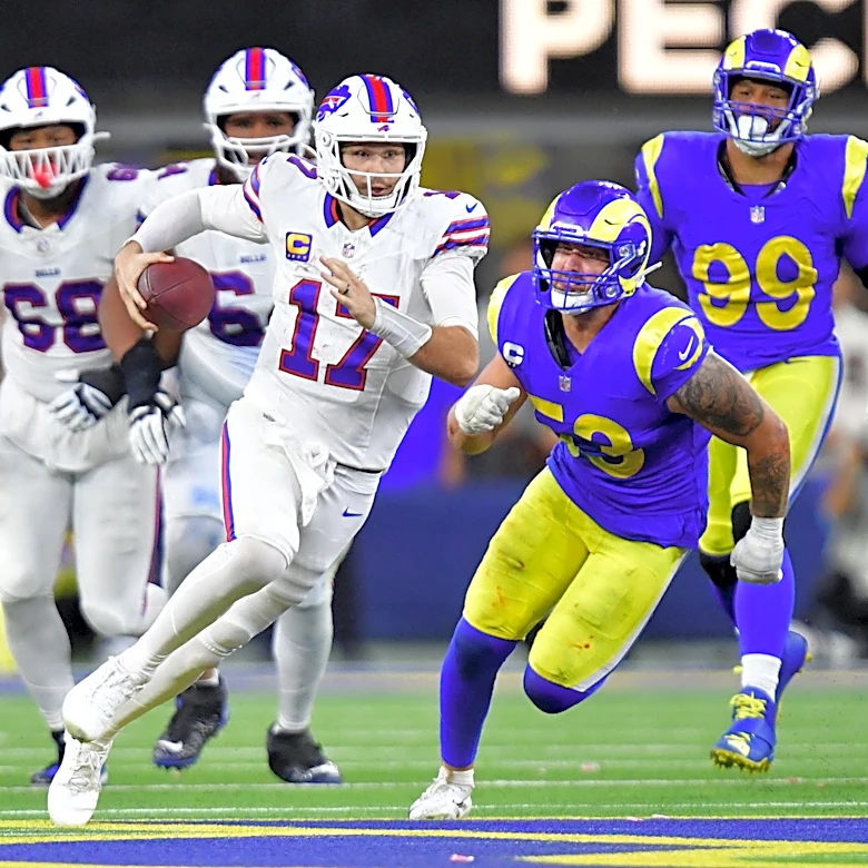 Josh Allen uses his legs to topple the Rams on MNF