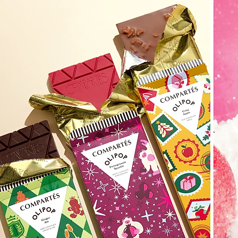 Olipop launched a new holiday soda flavor with a luxury chocolier