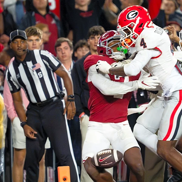 KJ Bolden on no-call vs. Alabama: 'I would want them to call pass interference'