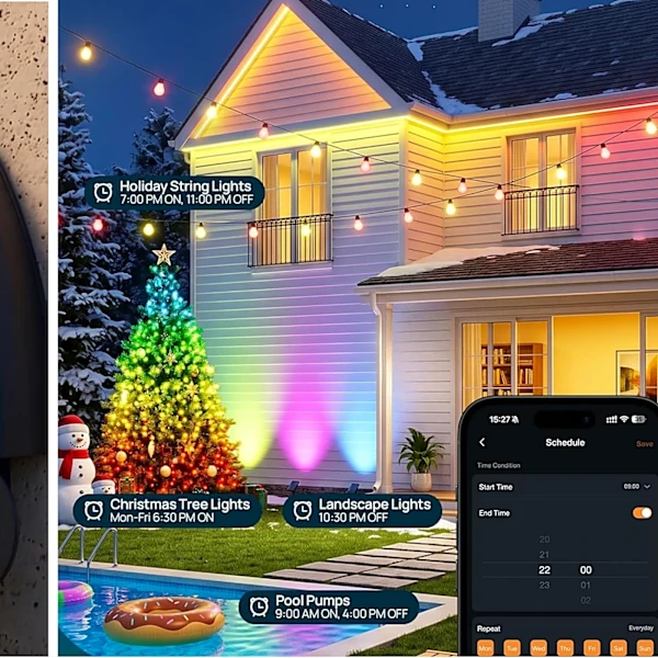 This waterproof smart plug deal is a must-have for holiday light displays