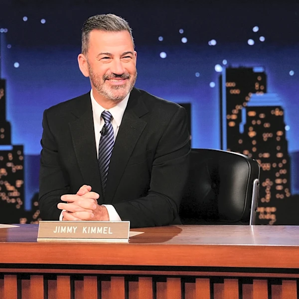 Jimmy Kimmel reacts after President Trump calls him a 'loser' at rally