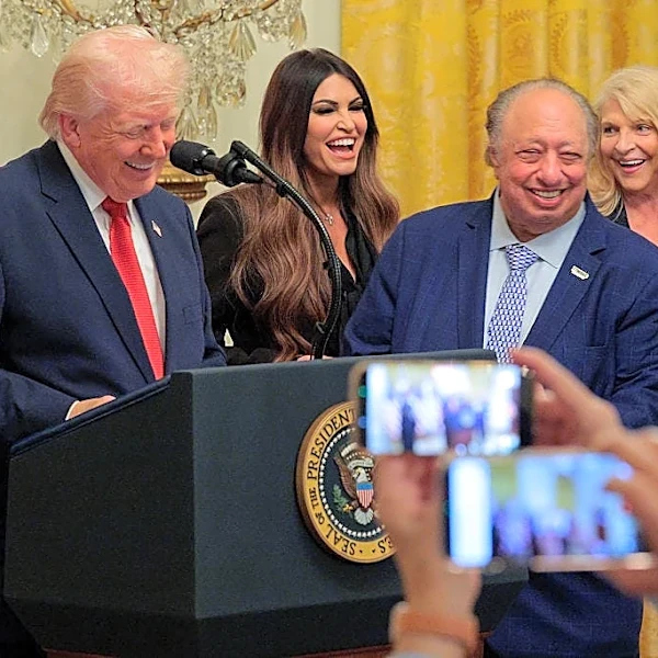 Trump on Kimberly Guilfoyle: 'I guess she dated my son'