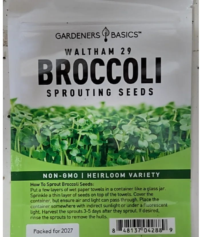 Broccoli sprouting seeds recalled. See where they were sold