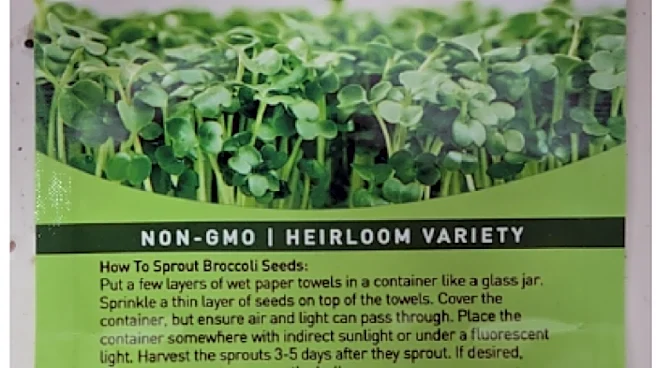 Broccoli sprouting seeds recalled. See where they were sold