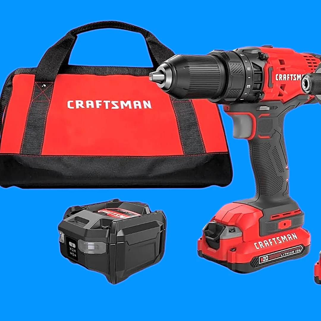 This Craftsman drill and driver set is still under $100 at Amazon