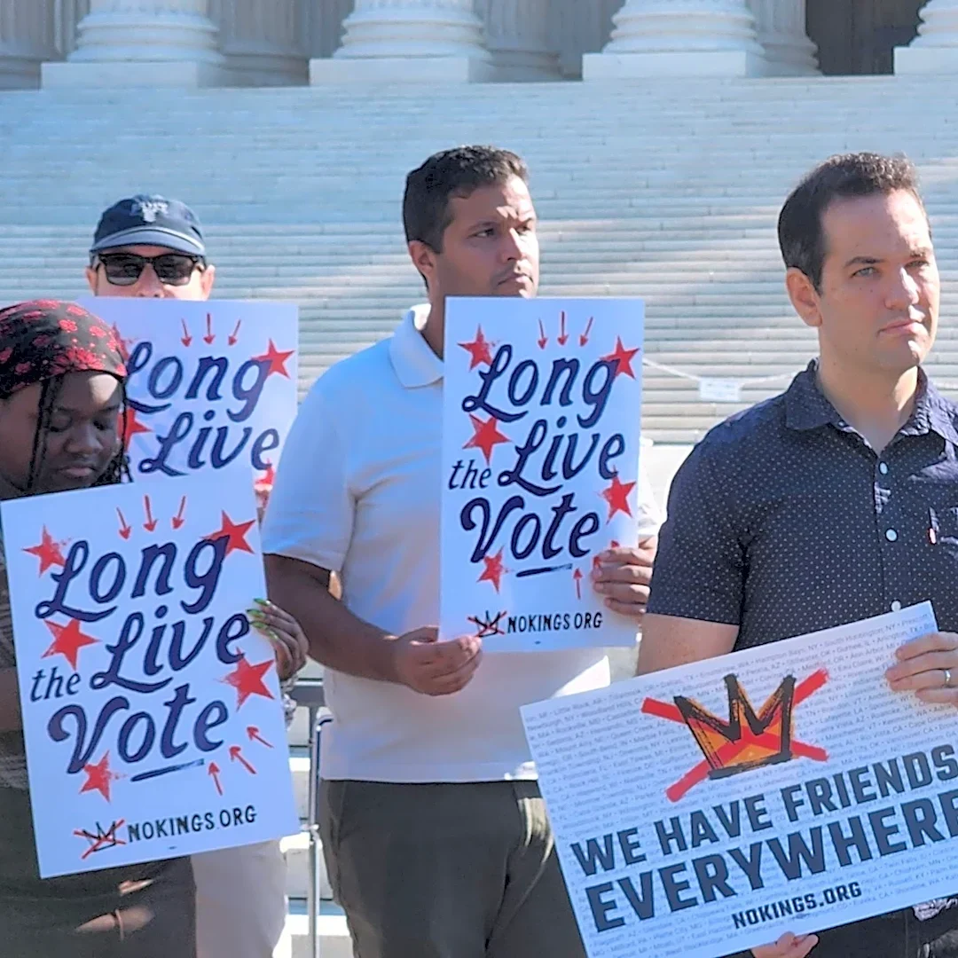 No Kings coalition plans nationwide early voting events