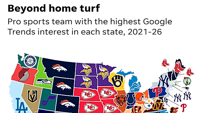 What's the most popular pro sports team in your state? See the map