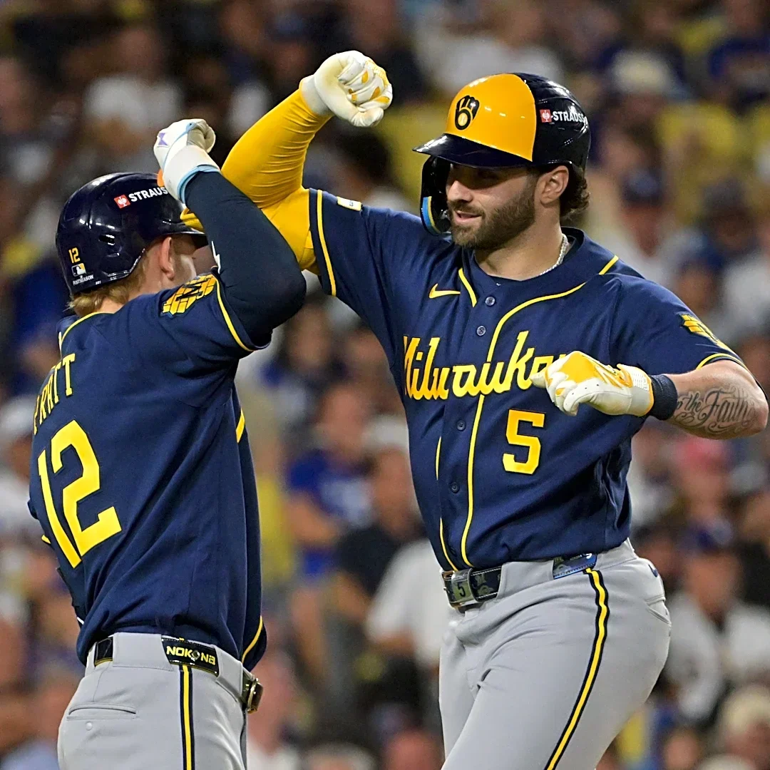 Brewers rally, take lead in Game 4 vs. Dodgers on Garrett Mitchell home run