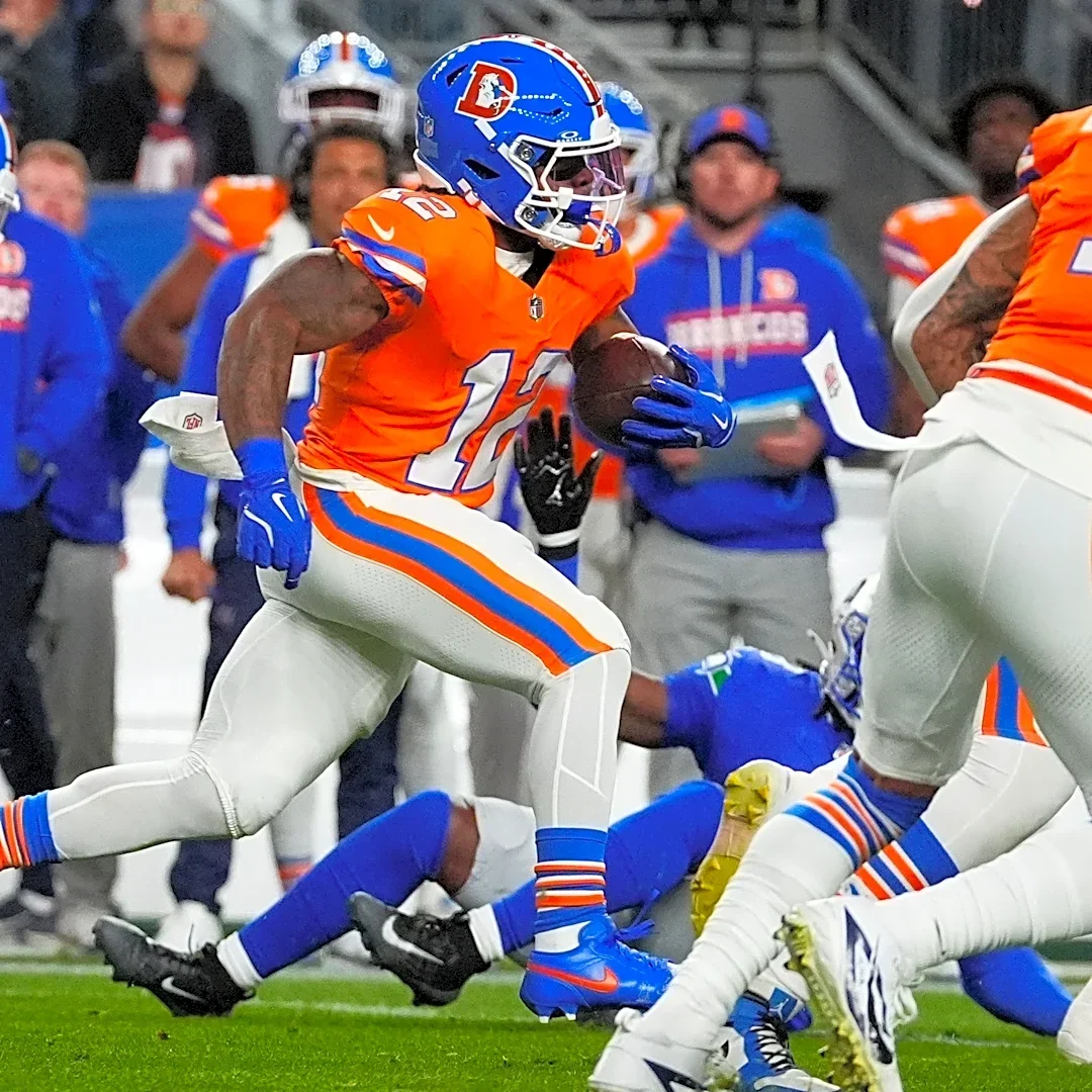 RJ Harvey compiles a team-high 56 yards in Week 6