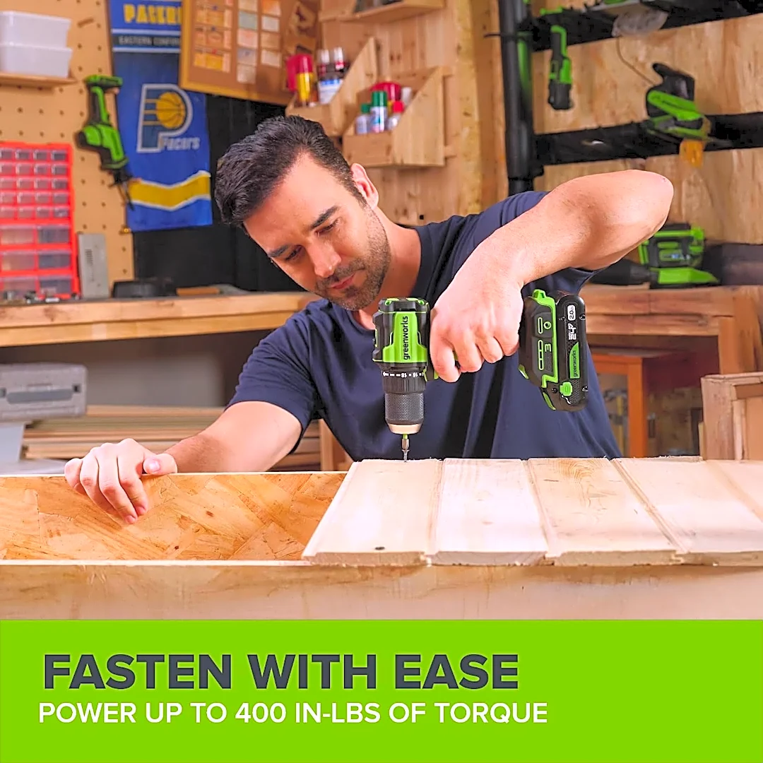 Upgrade your toolkit for less with this 61%-off Greenworks drill