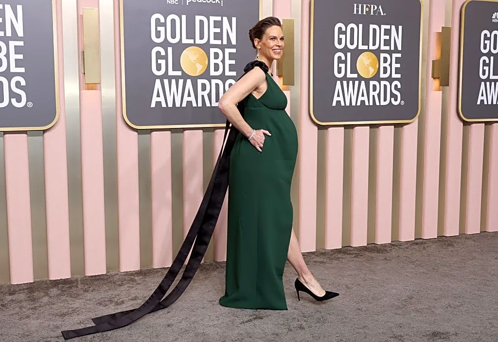 Hilary Swank responds to 'too old' remarks over pregnancy at 52