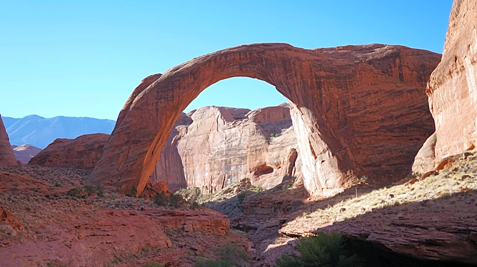 Dropping Lake Powell levels reveal 'crime against nature'