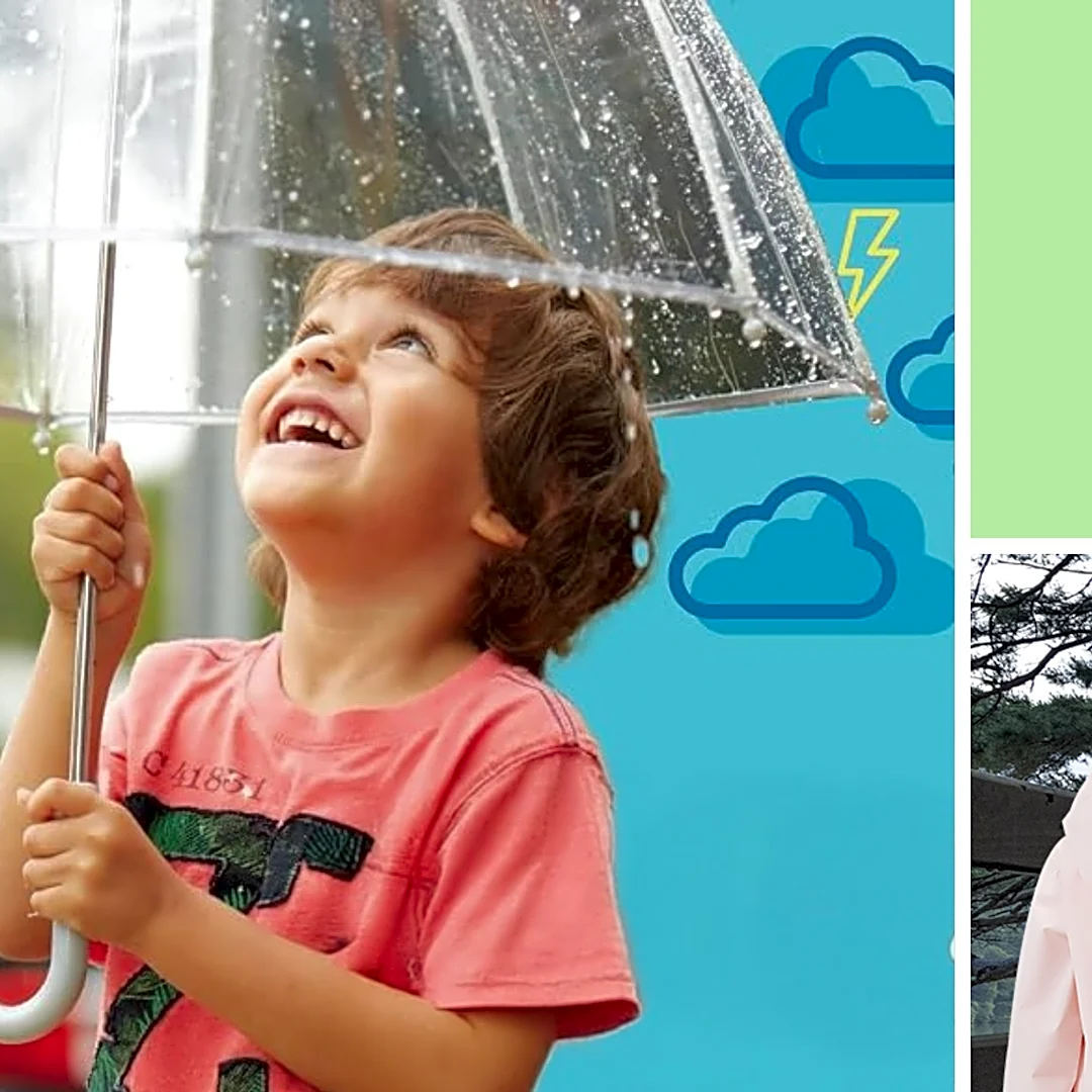 After Oklahoma's downpour, I found a complete rain gear kit for my kid