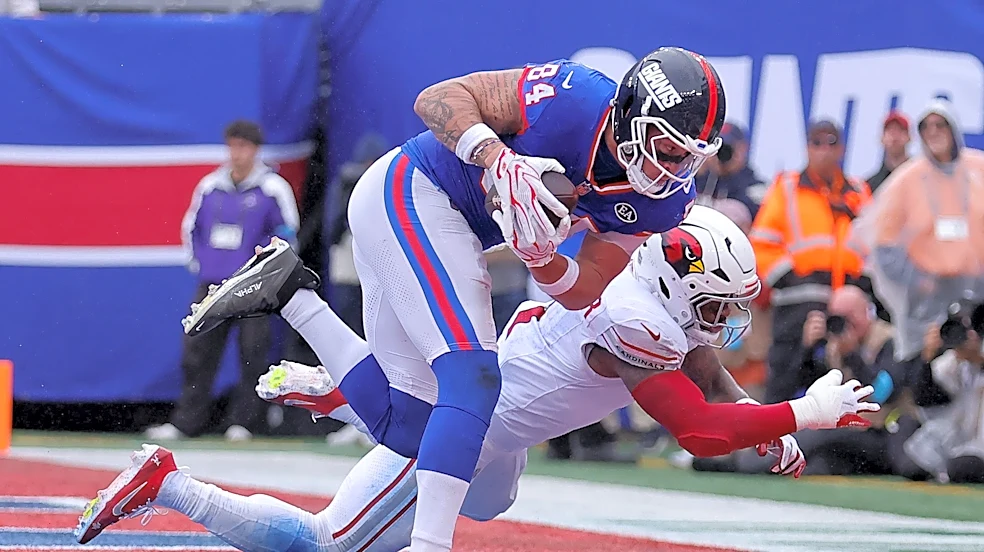 Theo Johnson won't play in Week 6