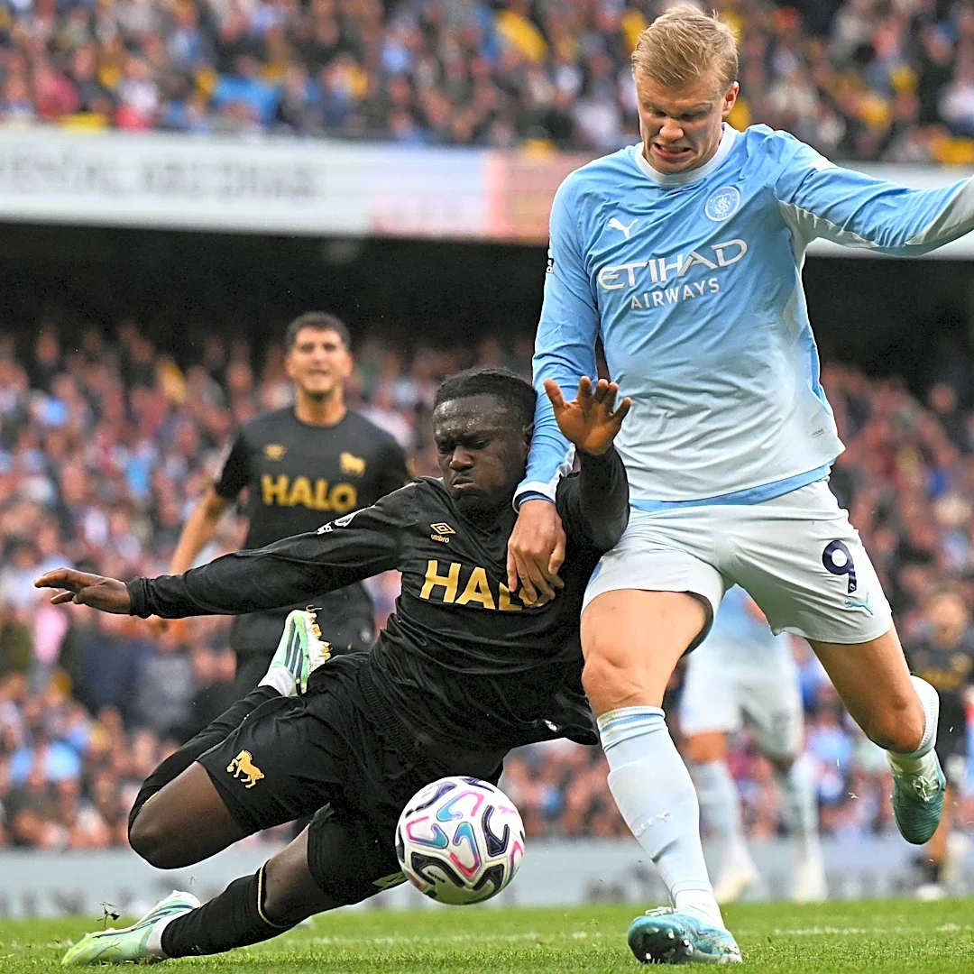 Erling Haaland scores double to take Premier League average to a goal per game