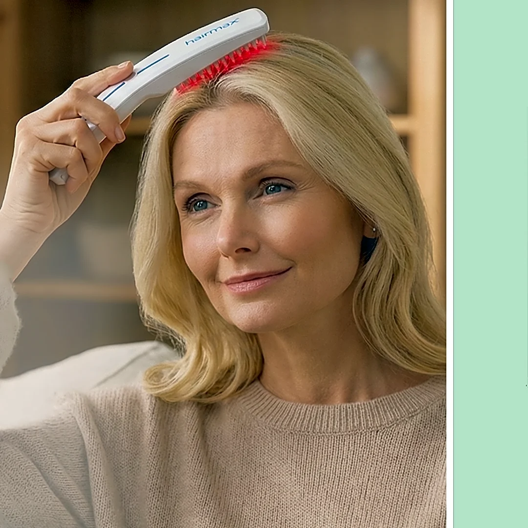 This FDA-cleared hair growth laser comb takes just 8 minutes to use