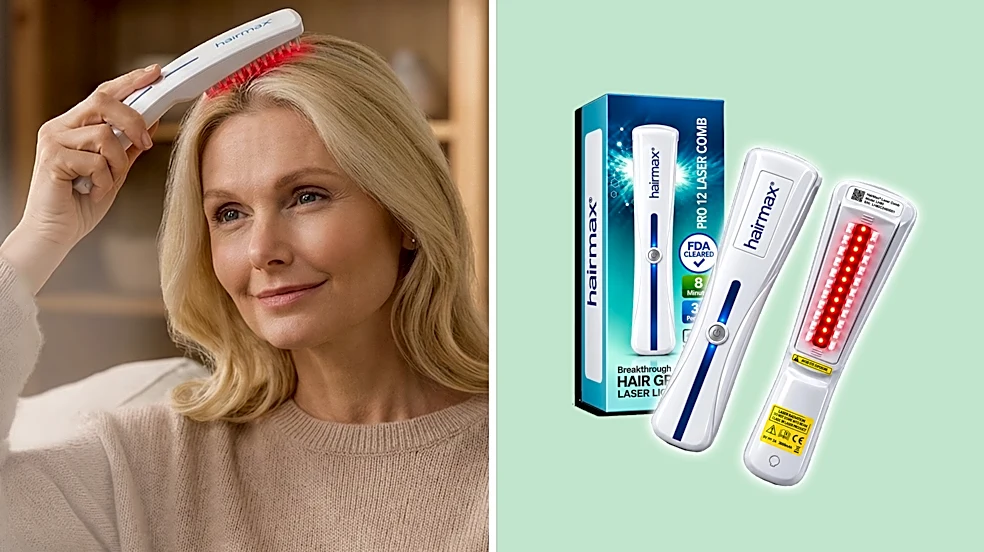 This FDA-cleared hair growth laser comb takes just 8 minutes to use