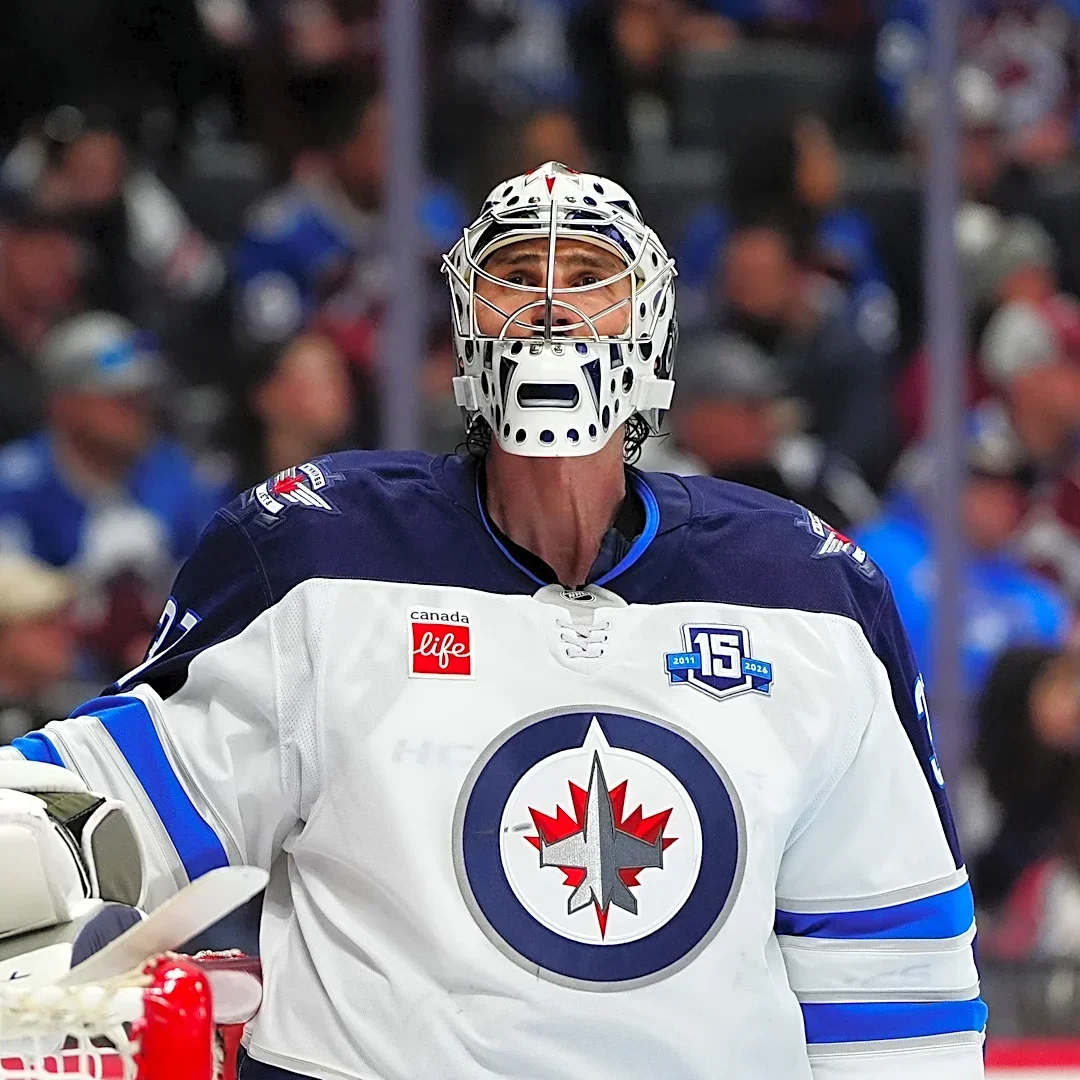 Goalie Connor Hellebuyck's team suspension from Jets could end next week | Report