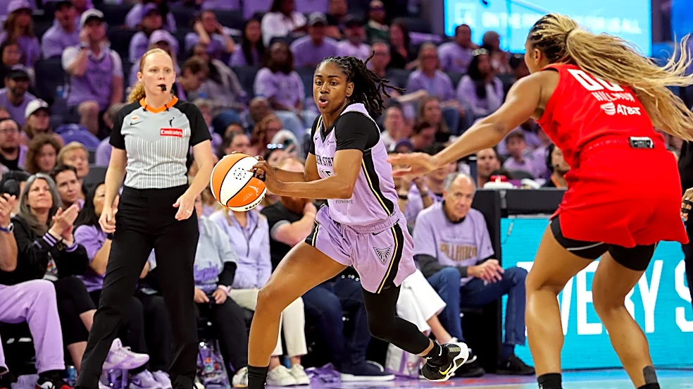 Golden State Valkyries guard Tiffany Hayes exits WNBA Finals after falling on face