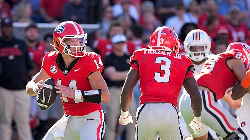 Georgia football rankings: How far will Bulldogs fall in polls after loss to Auburn?