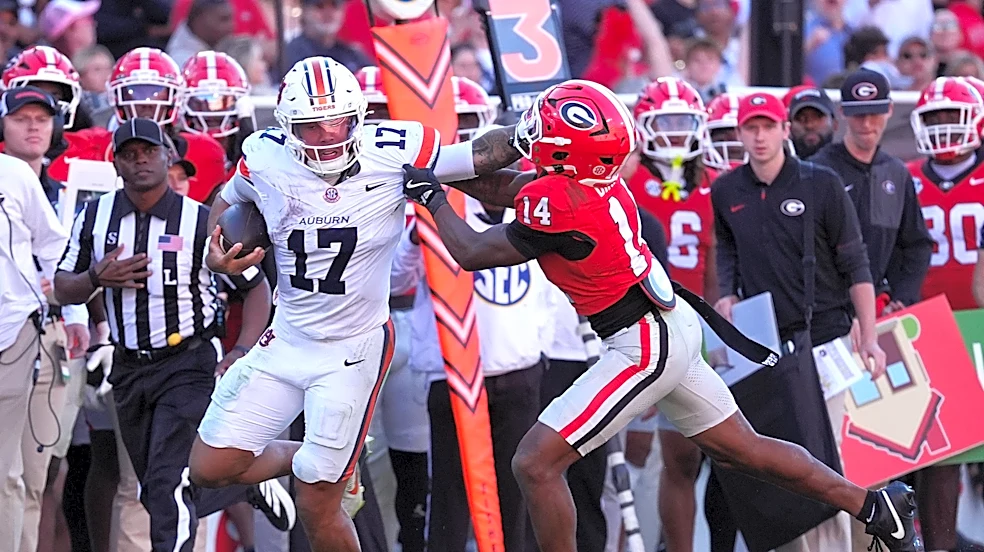 Auburn ends losing streak to No. 1 Georgia with field goal on final play