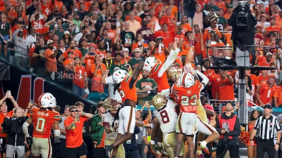 Two controversial calls helped decide Miami's win vs FSU. Did officials get them right?
