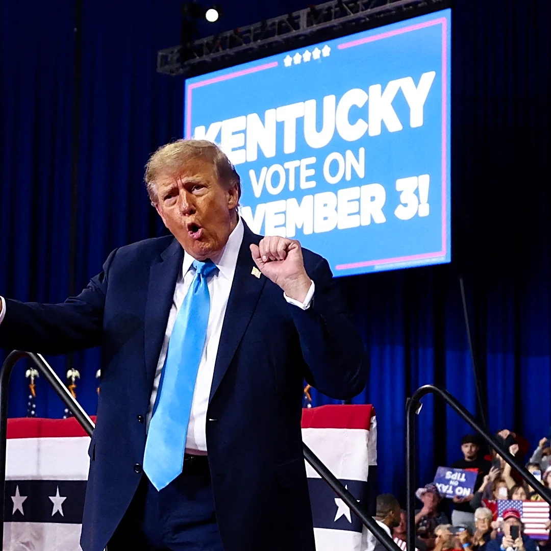 Trump's approval rating hits record low in poll as midterms near