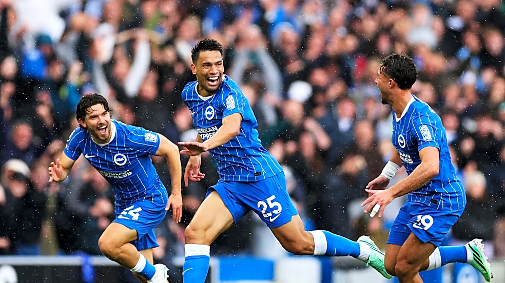 Brighton midfielder Diego Gomez scores goal-of-the-season contender from midfield