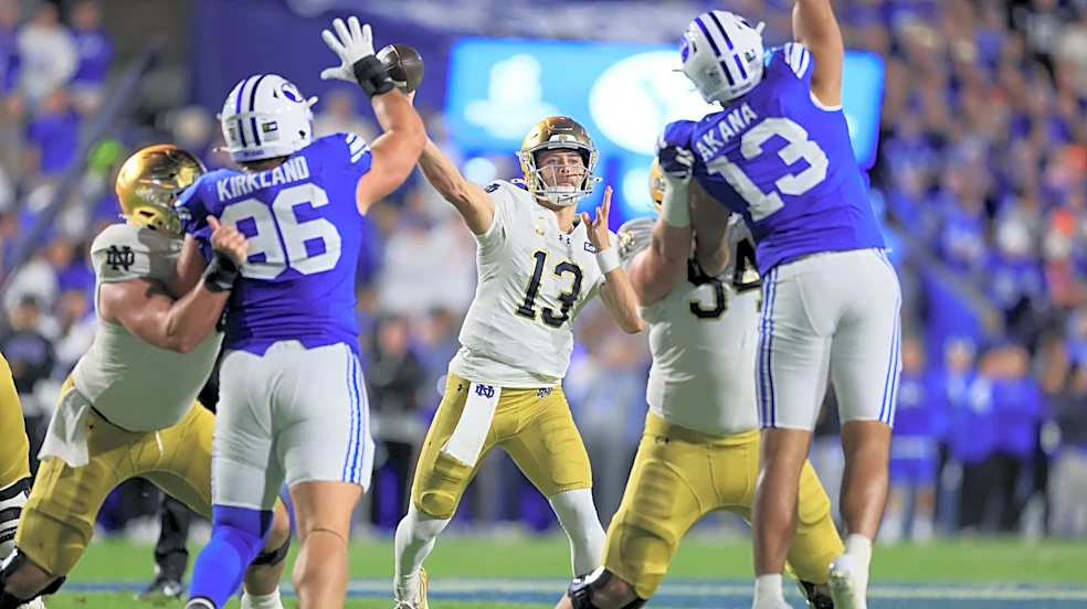 BYU defender reveals role in CJ Carr's botched fumble vs Notre Dame