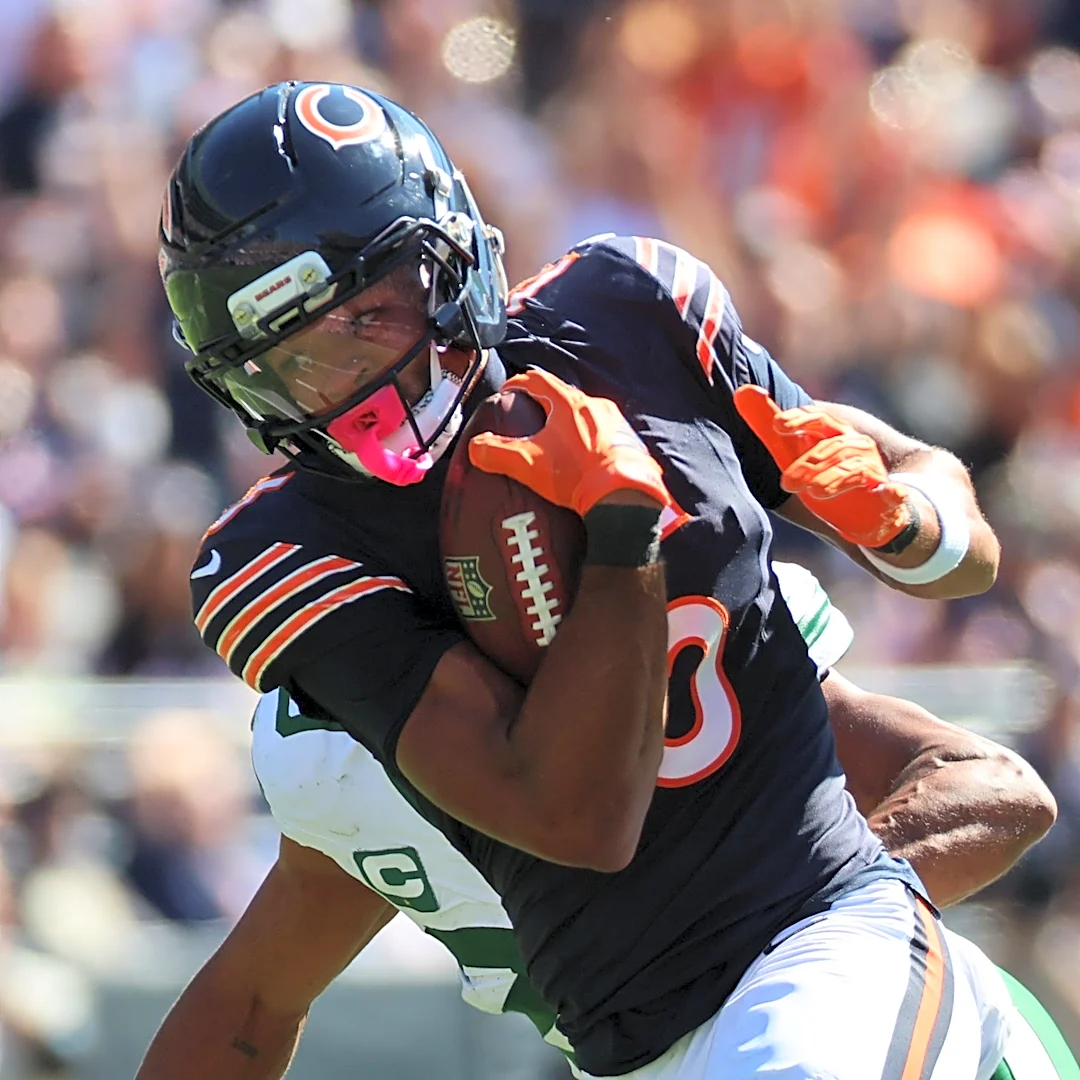 Rome Odunze totals three catches in Week 6 vs. Falcons