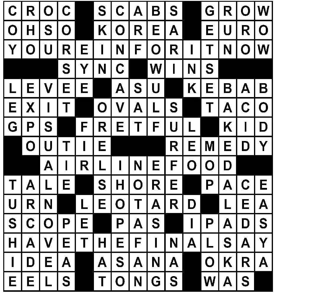Puzzle solutions for Monday, Oct. 19, 2026