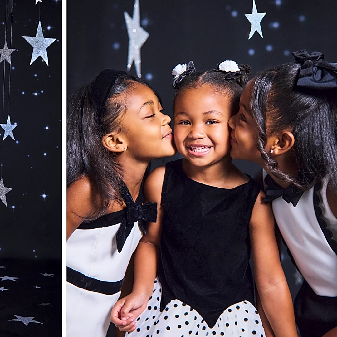 Victoria's Secret icon Chanel Iman's trick to chic holiday family photos