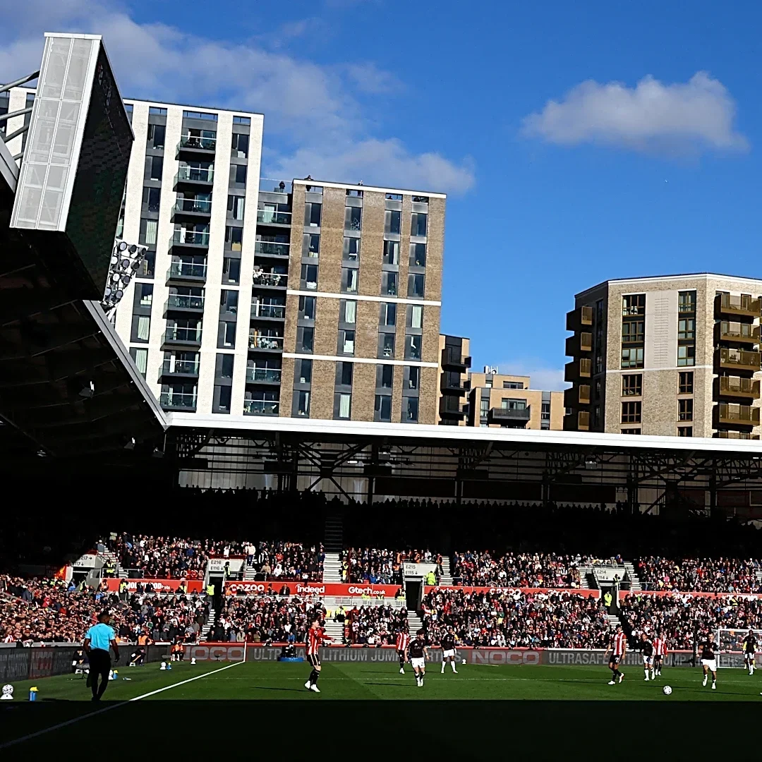 Police investigate fan who kicked ball at Brentford stadium from rooftop
