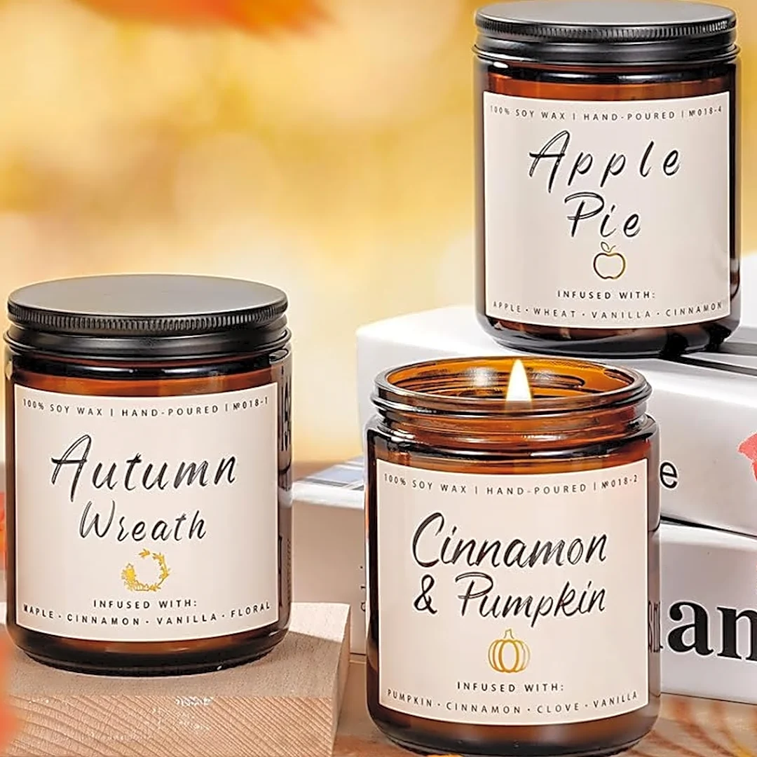 Bring autumn vibes home with this bestselling candle set for under $20
