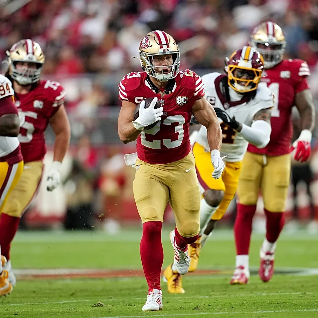 Christian McCaffrey scores twice on MNF