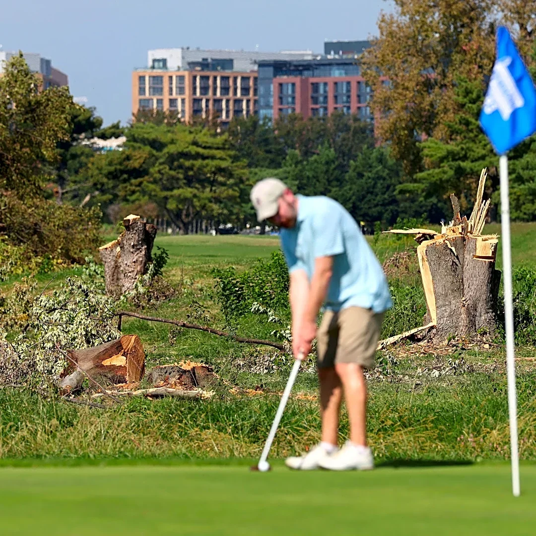 Why are golfers worried about the future of East Potomac Golf Links?