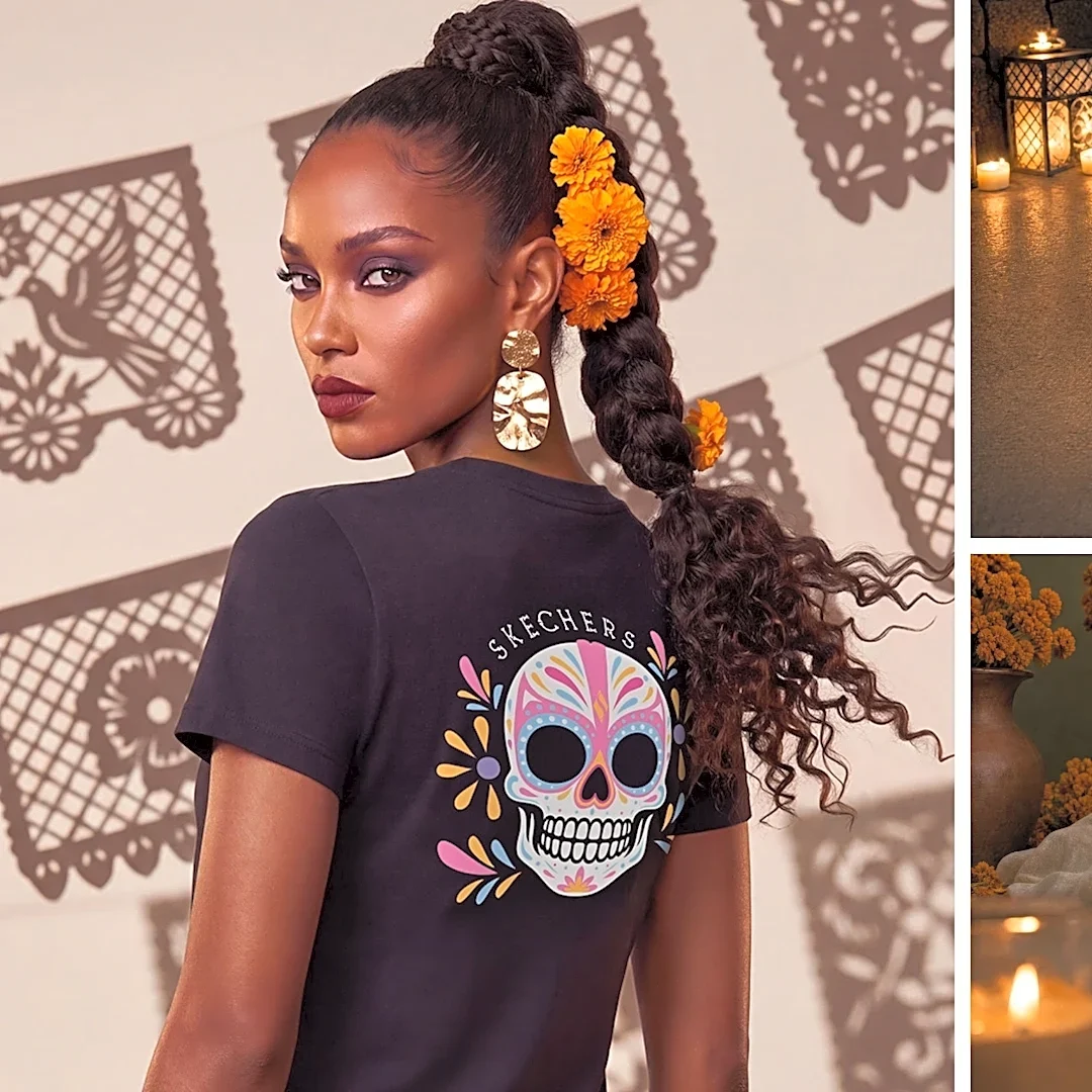 See 6 new Skechers Dia de Muertos shoes I'm totally obsessed with
