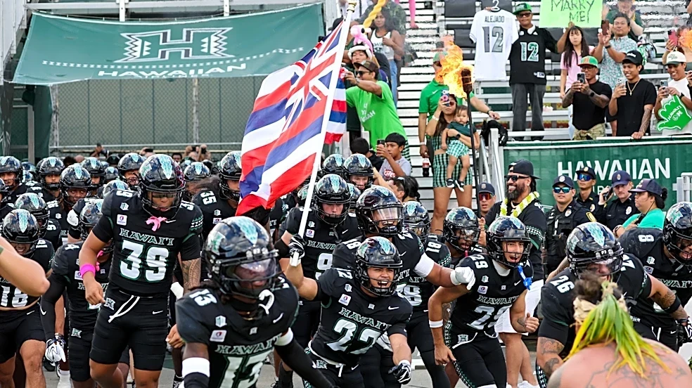 Hawaiʻi is about to travel 4,255 miles for college football’s strangest conference game