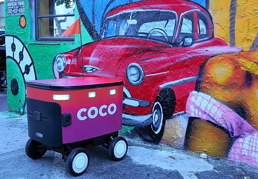 Food delivery robots collected biometric data, lawsuits allege
