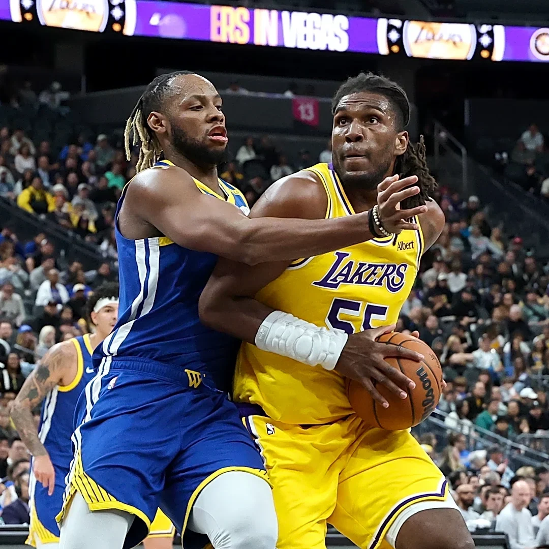 Kevon Looney makes Lakers debut against Warriors, the team that started it all