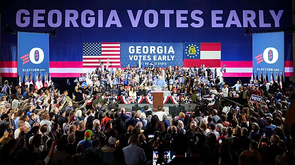 Georgia among states leading early voting. How many votes are cast?