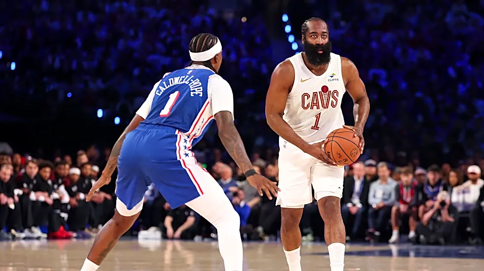 James Harden booed in return to Philadelphia with Cavaliers