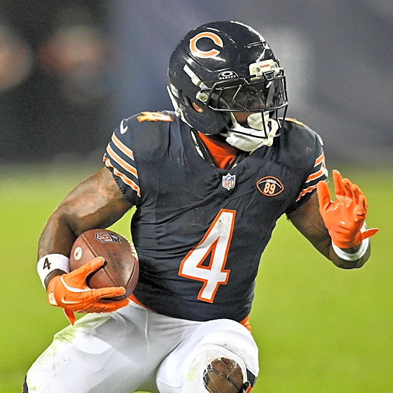 D'Andre Swift shoulders the load versus New England