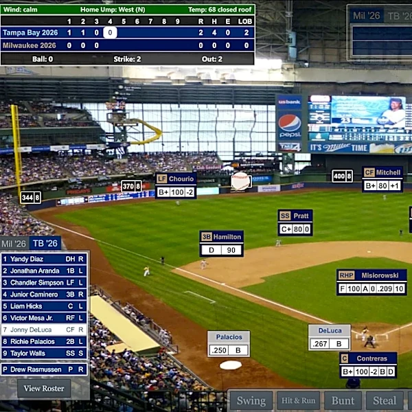 Simulated World Series 2026: Rays steal Game 1 from Brewers behind unlikely hero