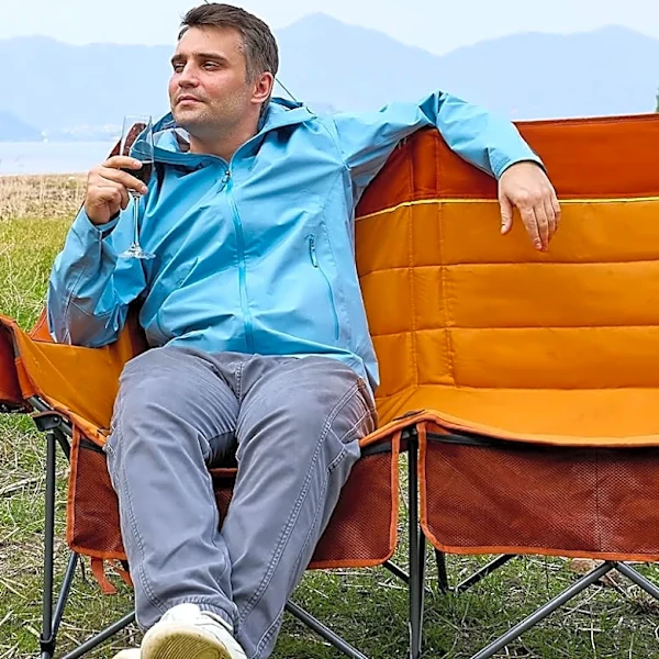 Amazon dropped this oversized camping loveseat to its lowest price yet