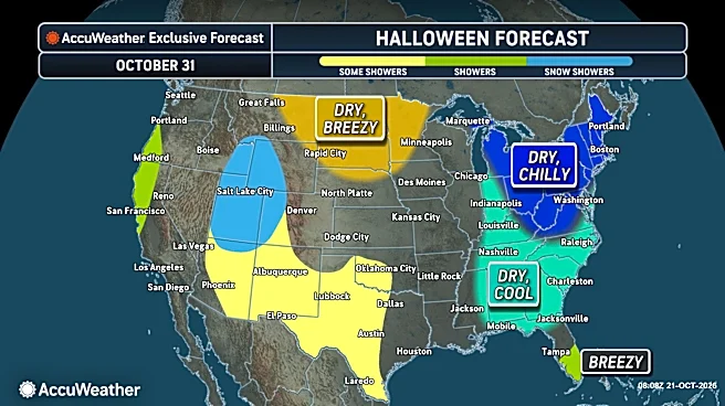 Halloween forecast shows rain (or even snow) may hit some trick-or-treaters